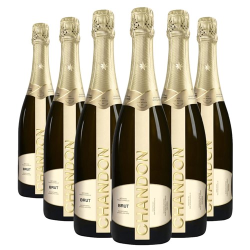 Buy a Case of 6 Bottles of Chandon Brut Sparkling Wine 75cl - Securely Packaged and Delivered Together